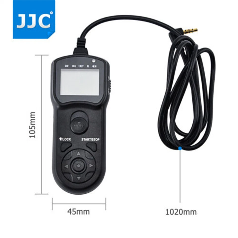 JJC LCD Timer Remote Control for Canon G1X Mark II III G3X G5X SX50HS SX60 SX70 - Image 2 of 4