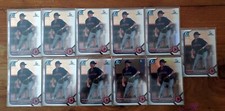 2022 Bowman Draft Justin Campbell 1st Chrome Refractor/Base lot of 11 Guardians