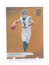 JORDAN TRAVIS 2024 DONRUSS ELITE GOLD ROOKIE ORANGE /399 #145 JETS Q4105