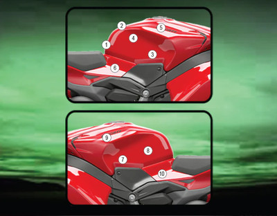 Eazi-Grip Tank Paint Protection Kit Clear Gloss Ducati Panigale V4 2025 - 2026