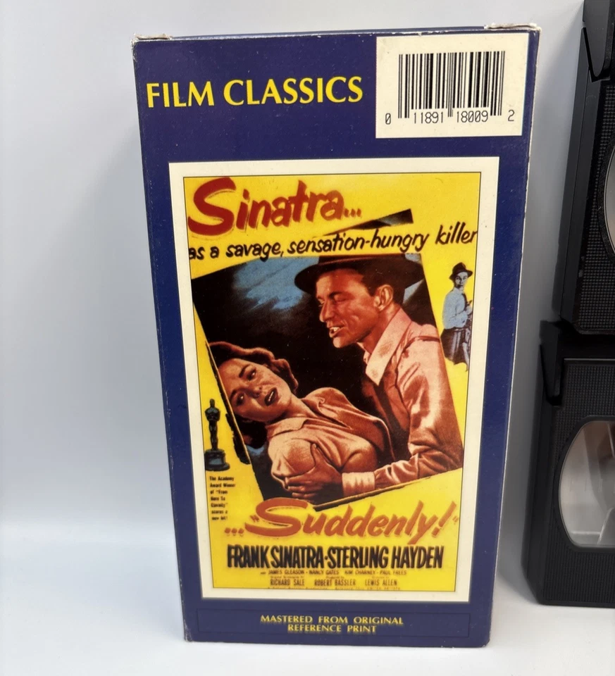 Frank Sinatra VHS 2-Pack: Man With The Golden Arm & Suddenly!  - Image 2 of 4