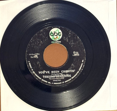 The Impressions    You've Been Cheatin' / Man Oh Man  - 7'' RECORD