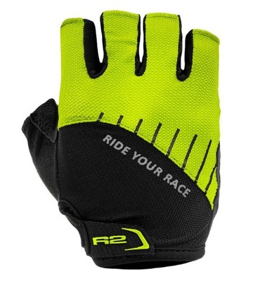 R2 Fahrradhandschuhe VOUK ATR19D neongelb/schwarz | Größen S XL