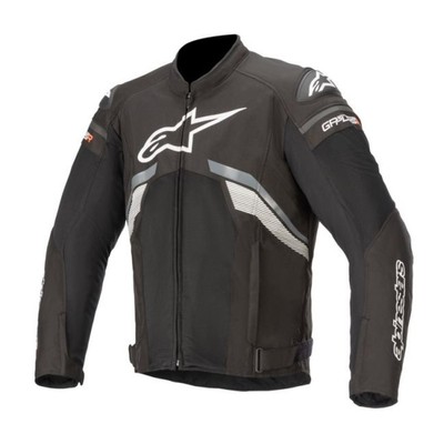 Alpinestars T-GP Plus R V3 Air Jacke schwarz dunkelgrau weiß