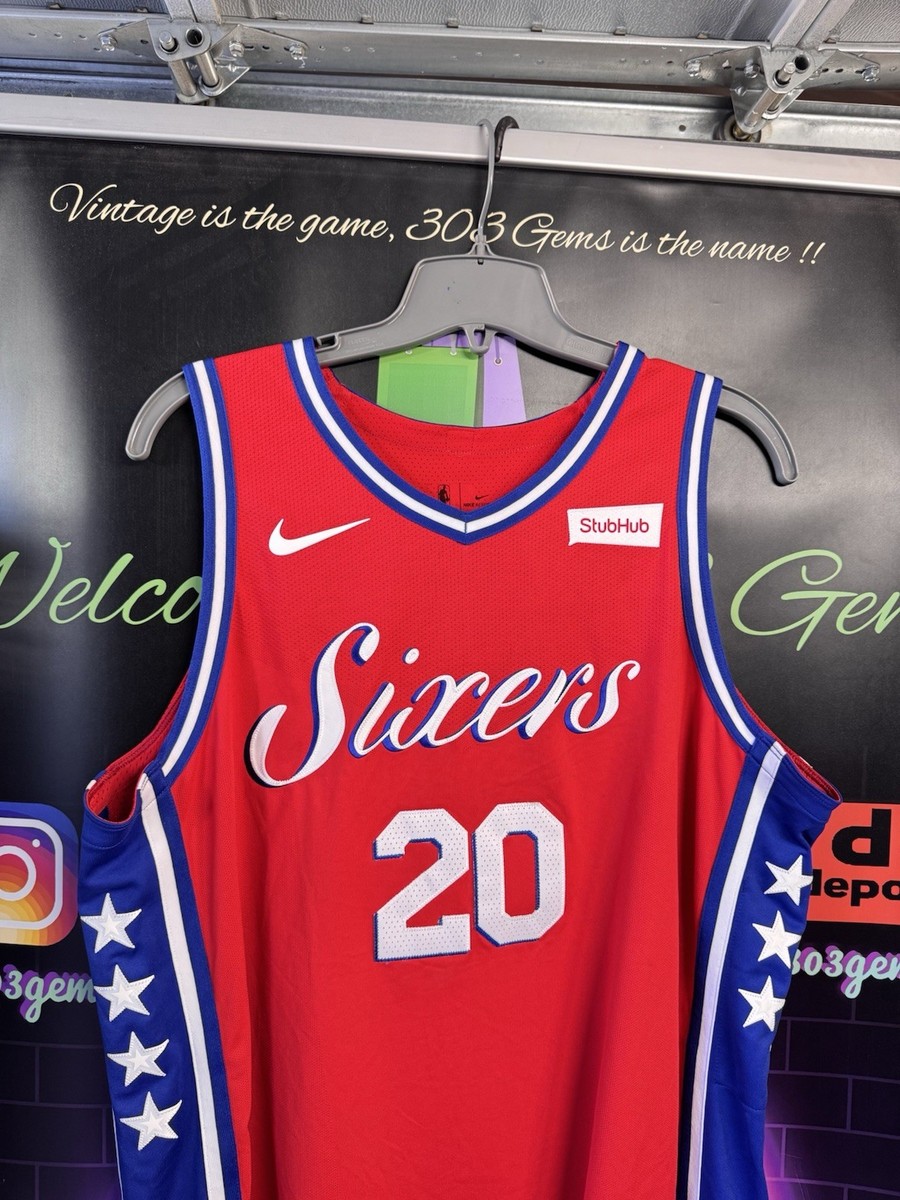 Authentic Nike Markelle Fultz #20 Philadelphia 76ers 2017