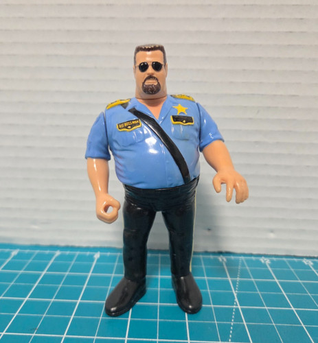 Vintage 1990 WWF Hasbro Big Boss Man Series 1 Acti...