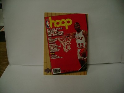 MICHAEL JORDAN 1999 MJ RETIRES HIGHLIGHTS 3 1/2 X 5 JUMBO COVER STORY CARD #C14