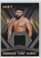 2017 Topps WWE NXT Shirt Relics Silver 19/25 Andrade Cien Almas #SR-ACA nd3