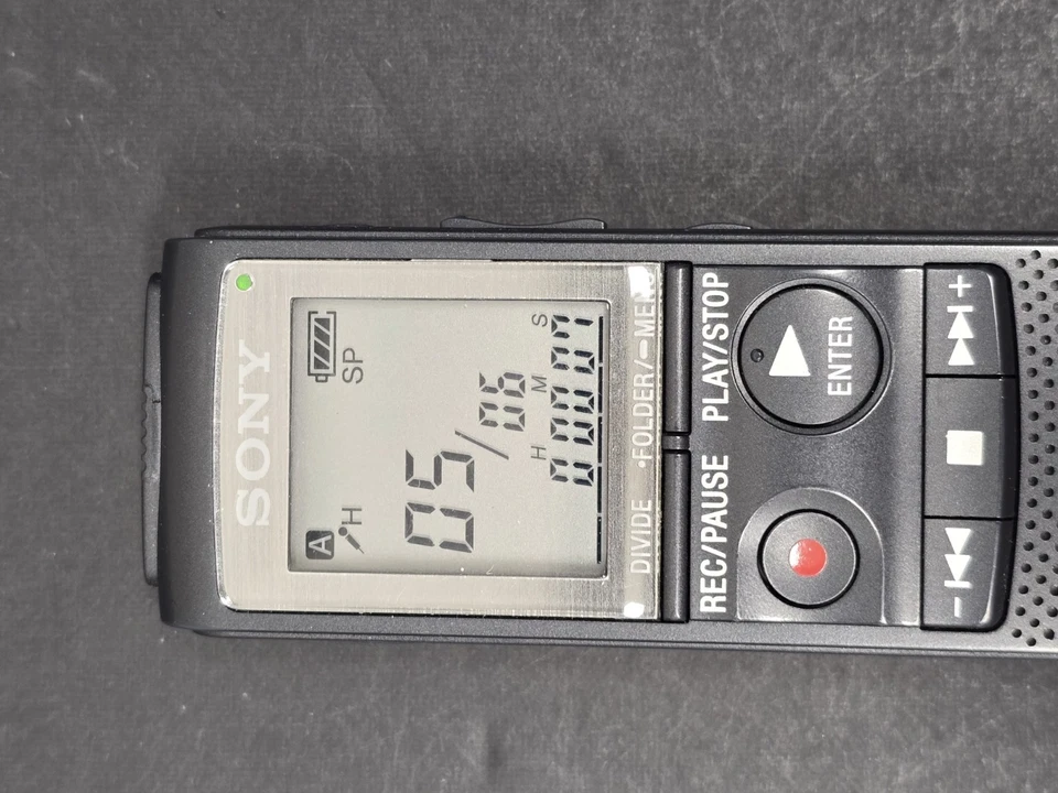 Sony ICD-PX820 Handheld Digital Voice Recorder w/ Manual Cord Software - Tested - Image 3 of 4