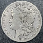 1880-CC Carson City Mint Morgan Silver $1 Dollar VF Very Fine Details Cleaned