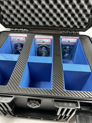 PSA/BSG/SGC Waterproof Slab Case 3 Row Graded Card Storage Box Shockproof Case