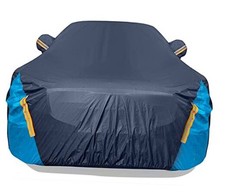 Car Cover Waterproof All Weather for Automobiles, 6 Layers Outdoor Full XL Blue