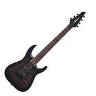 Jackson JS Series Dinky Arch Top JS22Q-7 DKA HT Transparent Black Burst 7 string