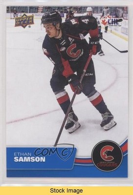 2021-22 Upper Deck CHL Blue Ethan Samson #94 READ g0d