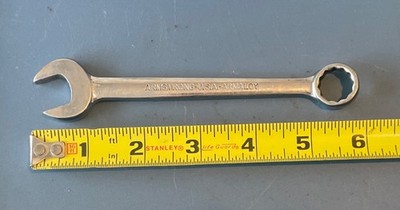 Vintage Armstrong 9/16'' Combination Wrench Armaloy 1163 USA