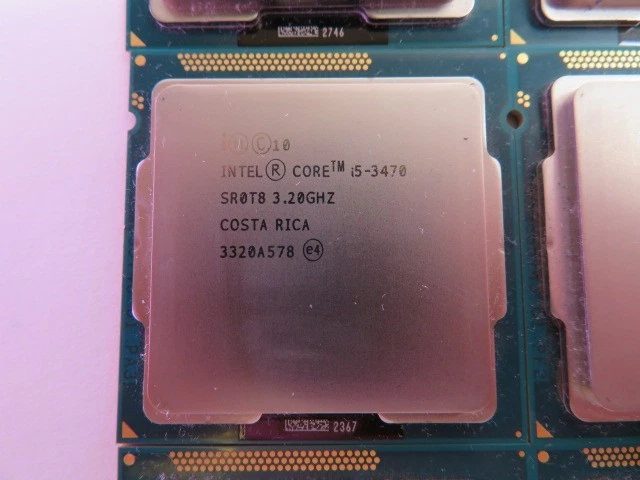 LOTE DE 25 CPU INTEL CORE i5-3470 ST0T8 LGA1155 QUAD CORE 3,20 GHz CPU de escritorio Foto 3 de 4