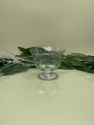 Orrefors Sweden Handgemalt . Signiert Eisbecher, Obstschale Glass . EVA ENGLUND