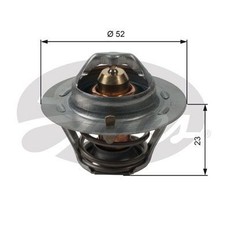 Gates Thermostat for Lotus Elise Sport 190 VHPD 1.8 March 1999 to March 2001