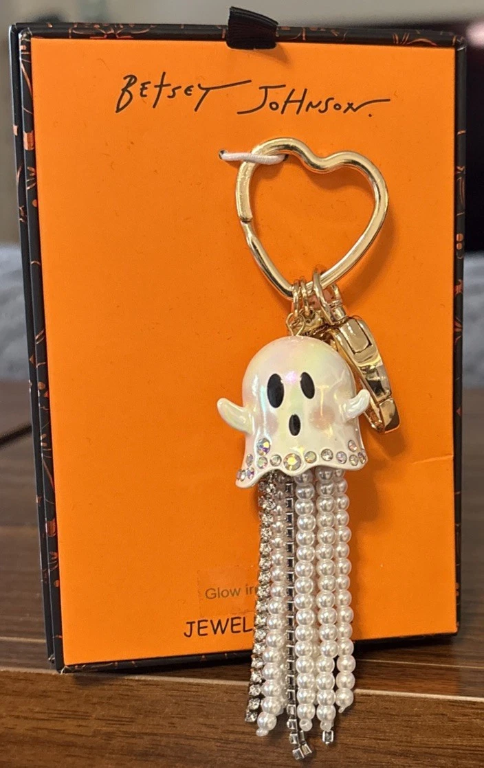 Set Collier Et Boucles D'oreilles Squelette Betsey Johnson 'Queen' - Neuf Avec étiquettes
