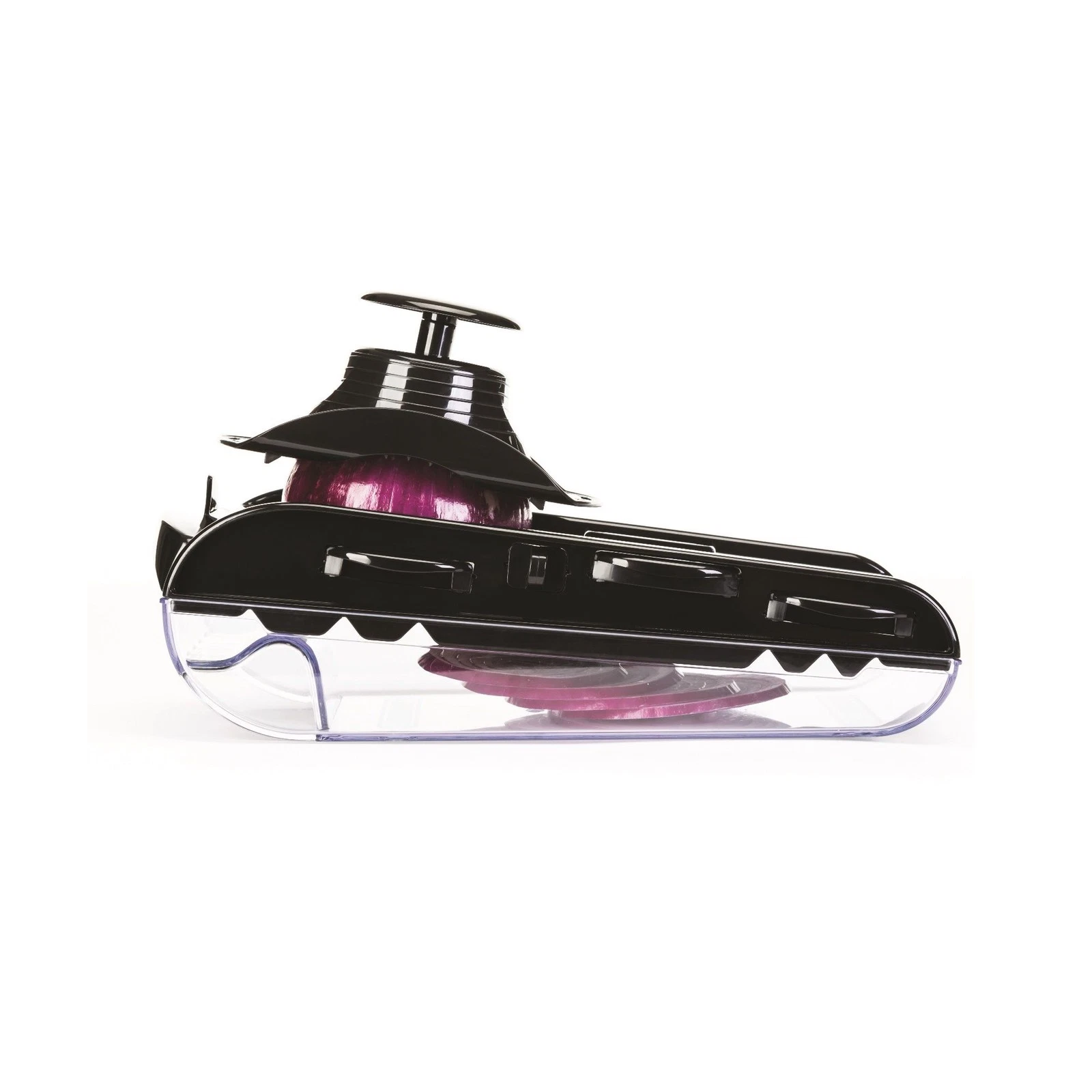 Starfrit 93087 Black Easy Mandolin With Container 4 Blades