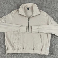 Vuori Sunnyside Sweatshirt Womens XS Organic Cotton Pullover Oversized T448