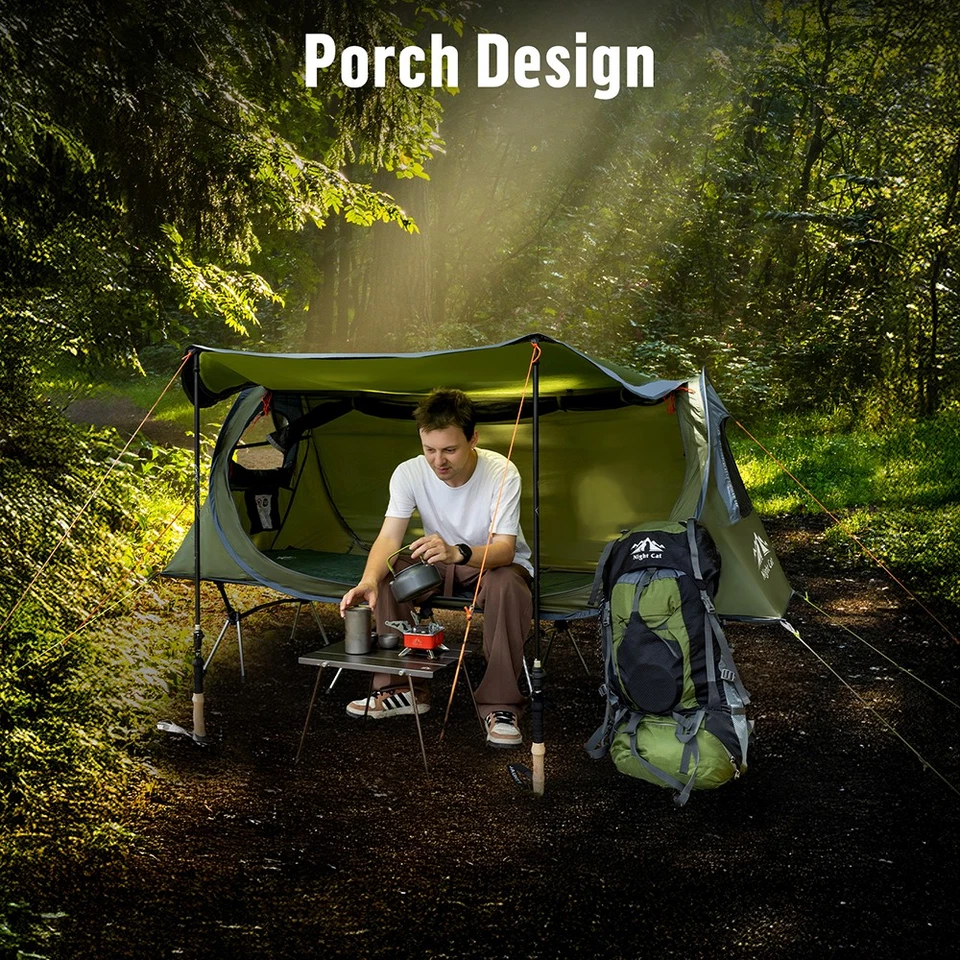 Tienda instantánea emergente de configuración de 3 segundos - portátil impermeable para festivales y viajes Foto 3 de 4