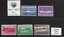 WC1_18627. NETHERLANDS. 1957 SOCIAL/CULTURAL PROJECTS set. Sc.B306-B310. MNH