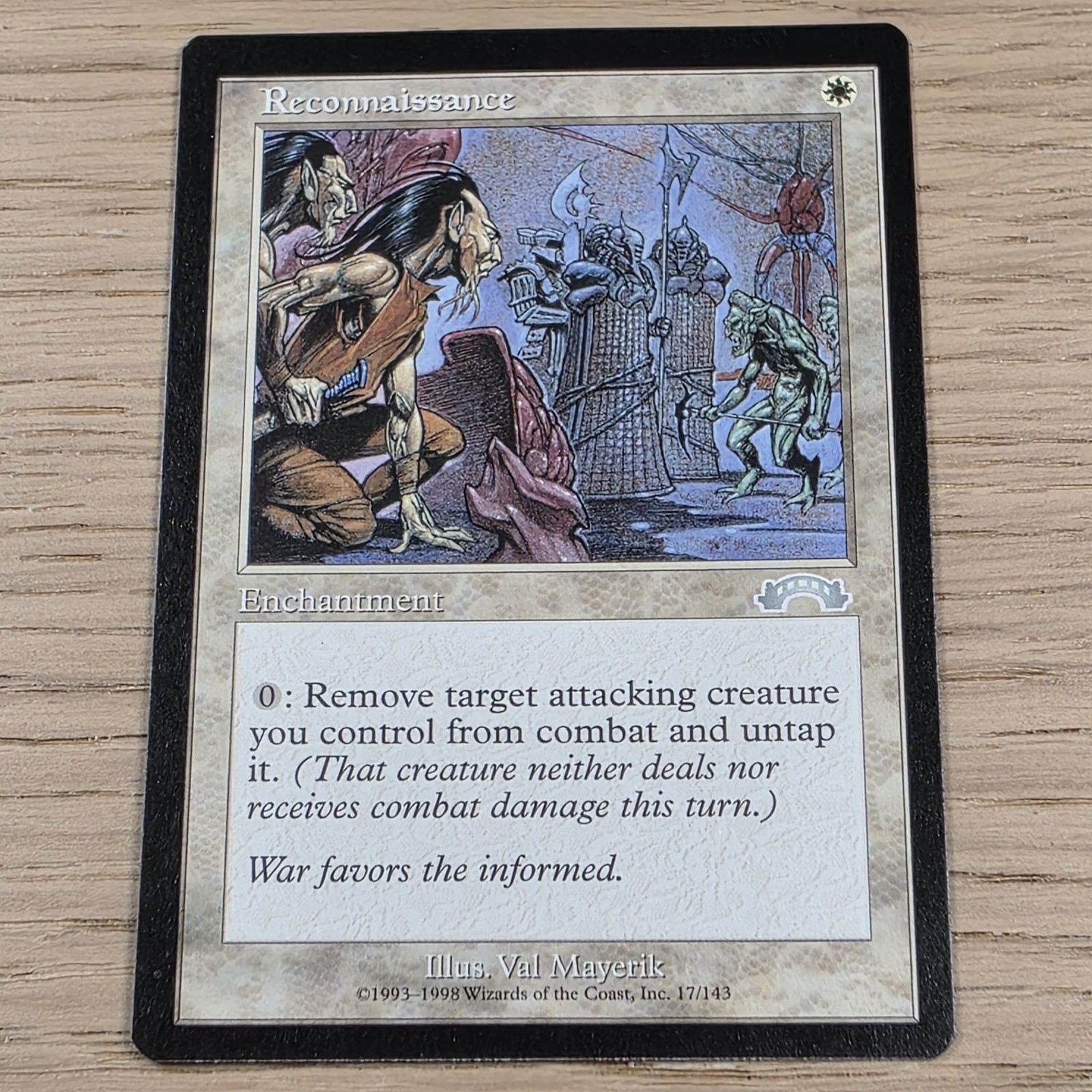 MTG - Reconnaissance - LP Uncommon #17 (Exodus 1998)