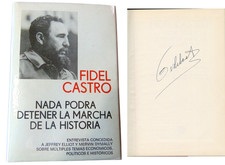 Fidel Castro ~ Signed Autographed Hardcover Book 1985 ~ PSA DNA