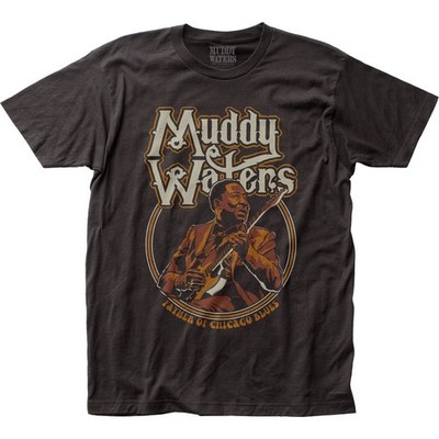 Muddy Waters Father of Chicago Blues Mens T Shirt Music Classic Band New Black