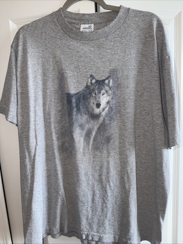 XL Vintage Gray Natural Wonders Wolf Tee