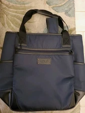 Lole Lily Backpack Shoulder Bag Convertible Blue/ Black  Tote Yoga Work Travel
