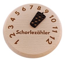 Schorlezähler - Pfälzer Dubbeglas Deckel au...