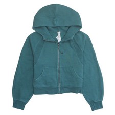 Lululemon Damen türkisfarbener Hoodie mit du...
