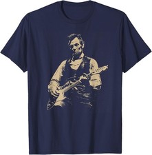 Abraham Lincoln Abe Lincoln Playing Guitar Retro Vintage Unisex T-Shirt