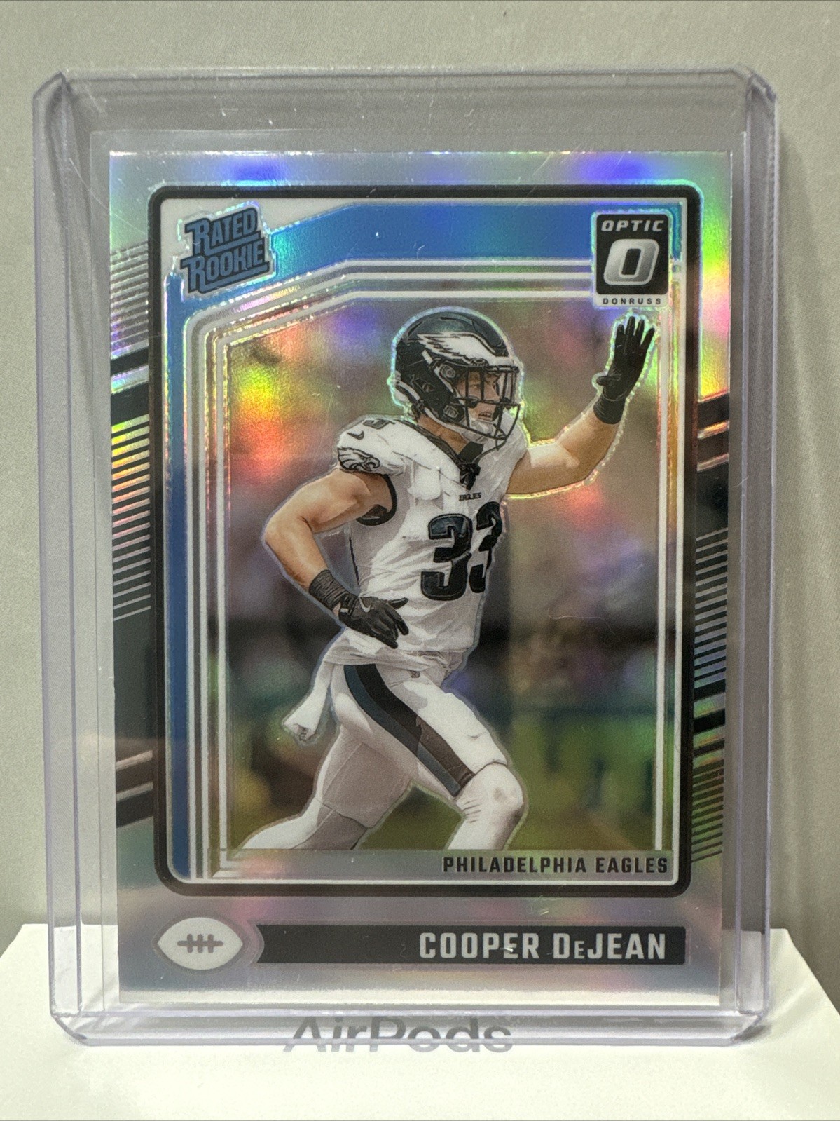 2024 Panini Donruss Optic Cooper Dejean Rated Rookie Silver Holo RC #221