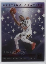 2019 Panini Clearly Donruss Defying Gravity Red 32/49 Donovan Mitchell #10 w7p