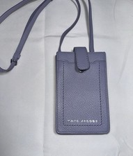 Marc Jacobs The Groove Lavender Leather Cards & Phone Case Crossbody Bag EUC