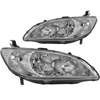Halogen Scheinwerfer Set HB3 FüR Honda Civic VII Hatchback Stufenheck