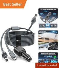 16FT 3-in-1 Starlink Mini Cable - USB-C, Car Charger  Waterproof Power Cable