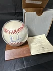 Nolan Ryan Autographed Baseball w/The Score Board COA  Rare Plus 15 Cards
