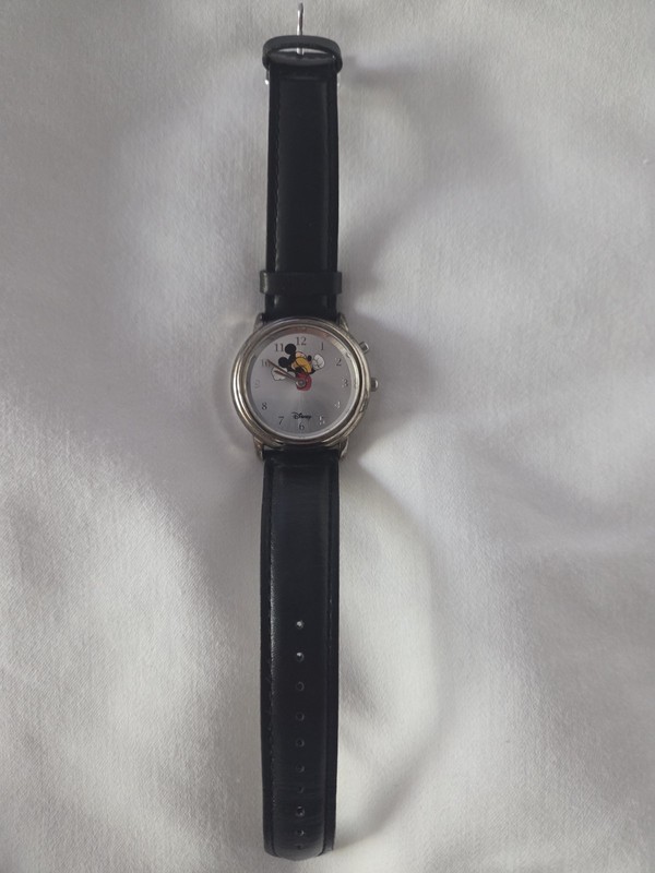 Disney Mickey Mouse Watch by SII Marketing - Brown Band / New Battery