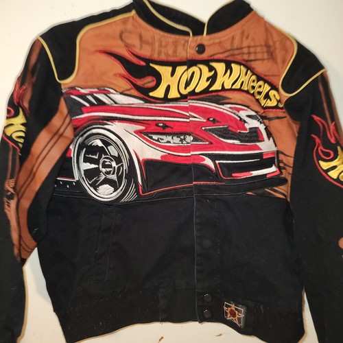 Hot Wheels Jacket JH Design Child Kids Size Large 9/10~ Has Writing on Front