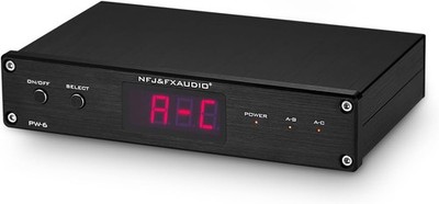  Nobsound Audio Splitter Switcher Box: 2-Way Speaker/Amplifier Selector w/Remote