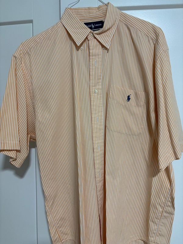 Ralph Lauren Polo Button Down Short Sleeve Shirt, Size L