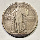 1924-D Standing Liberty Quarter Silver Semi Key Date Nice Detail Album Coin
