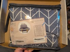 IcoPuca Ultra Soft Padding Shopping Cart Cover Gray  White Pre Owned