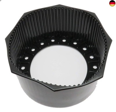 Namvo 1 Stück schwarzer PVC Kunststoff Basis Tauchen 12L Zylinder Tanklader