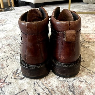 VTG Pelle Pelle Marc Buchanan Y2K Brown Leather Chukka Boots  display picture 1