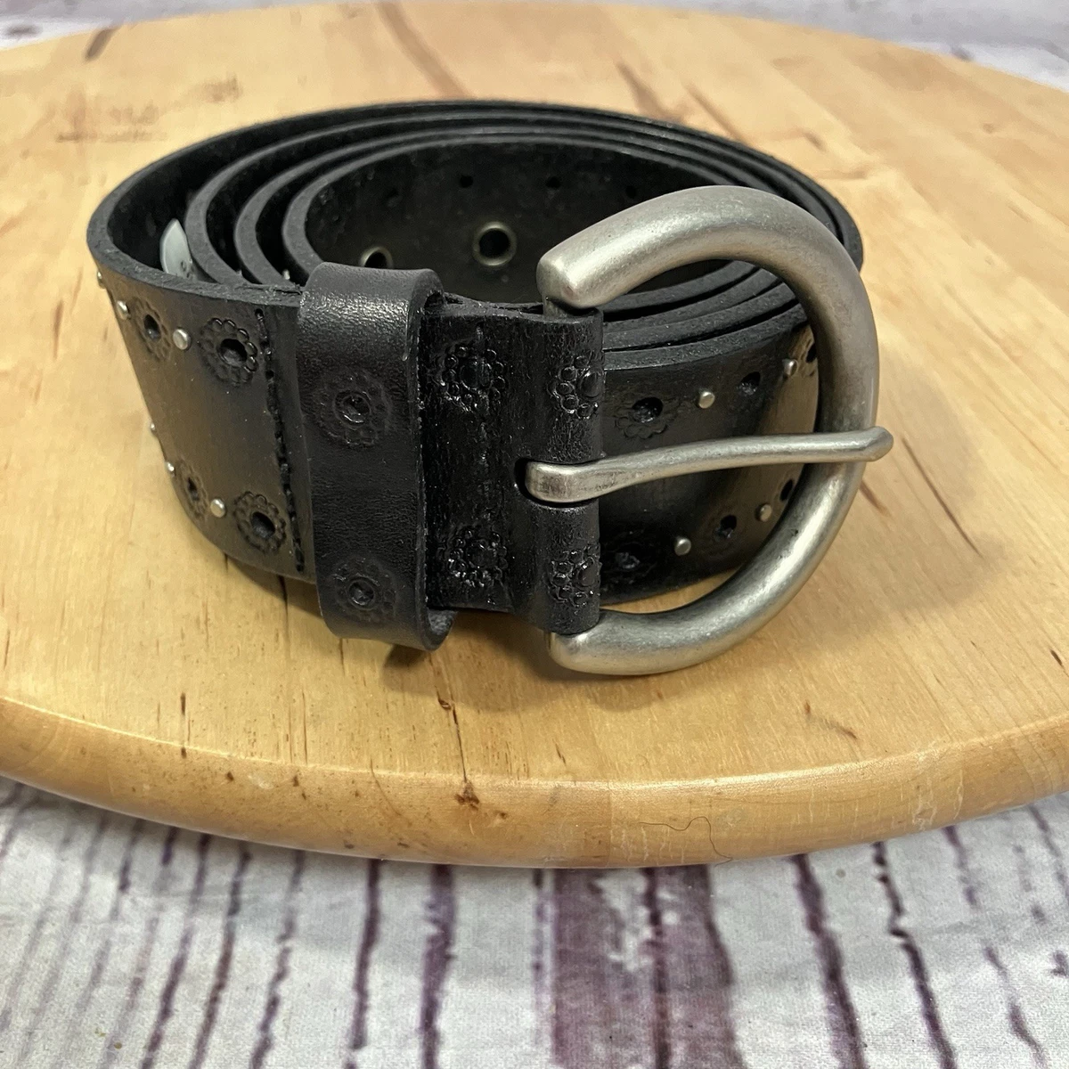 Fossil Black Wide Belts for Women for sale | eBay
